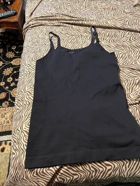 Black Adjustable-Strap Camisole xl shapermint brand